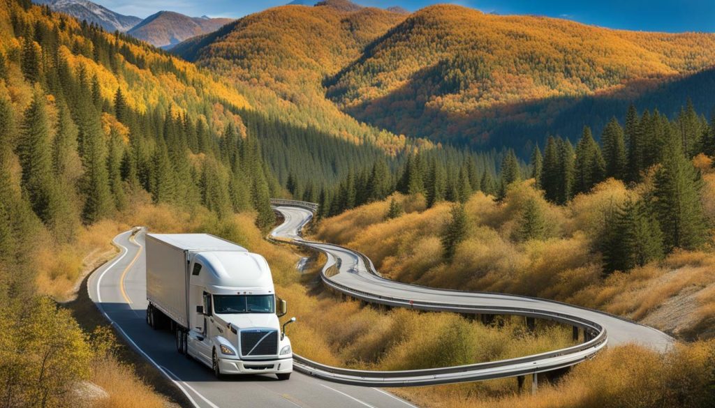 long haul trucking routes