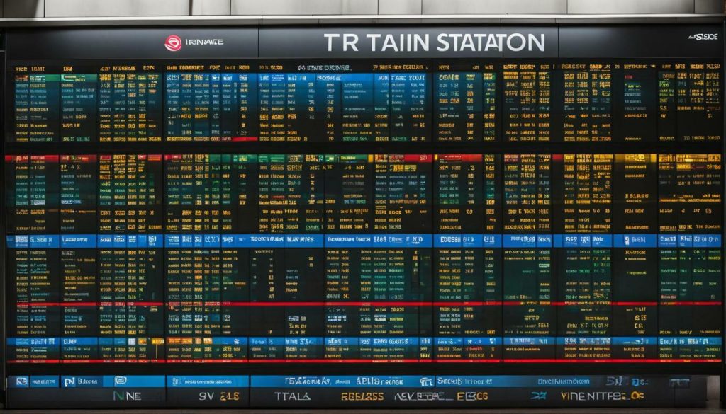 train timetable updates
passenger rail transport schedules